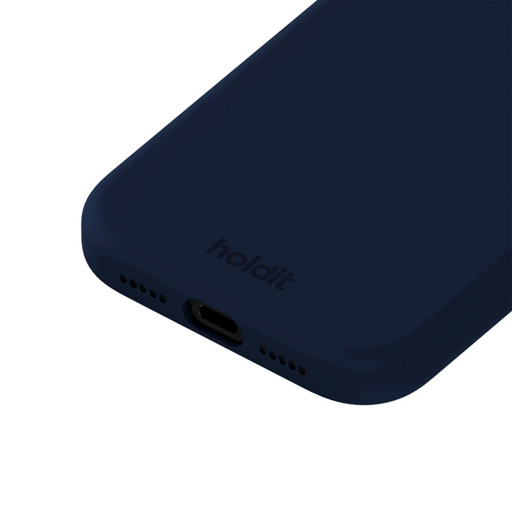 Holdit iPhone 17 Pro Soft Touch Silikone Case - Midnight Blue