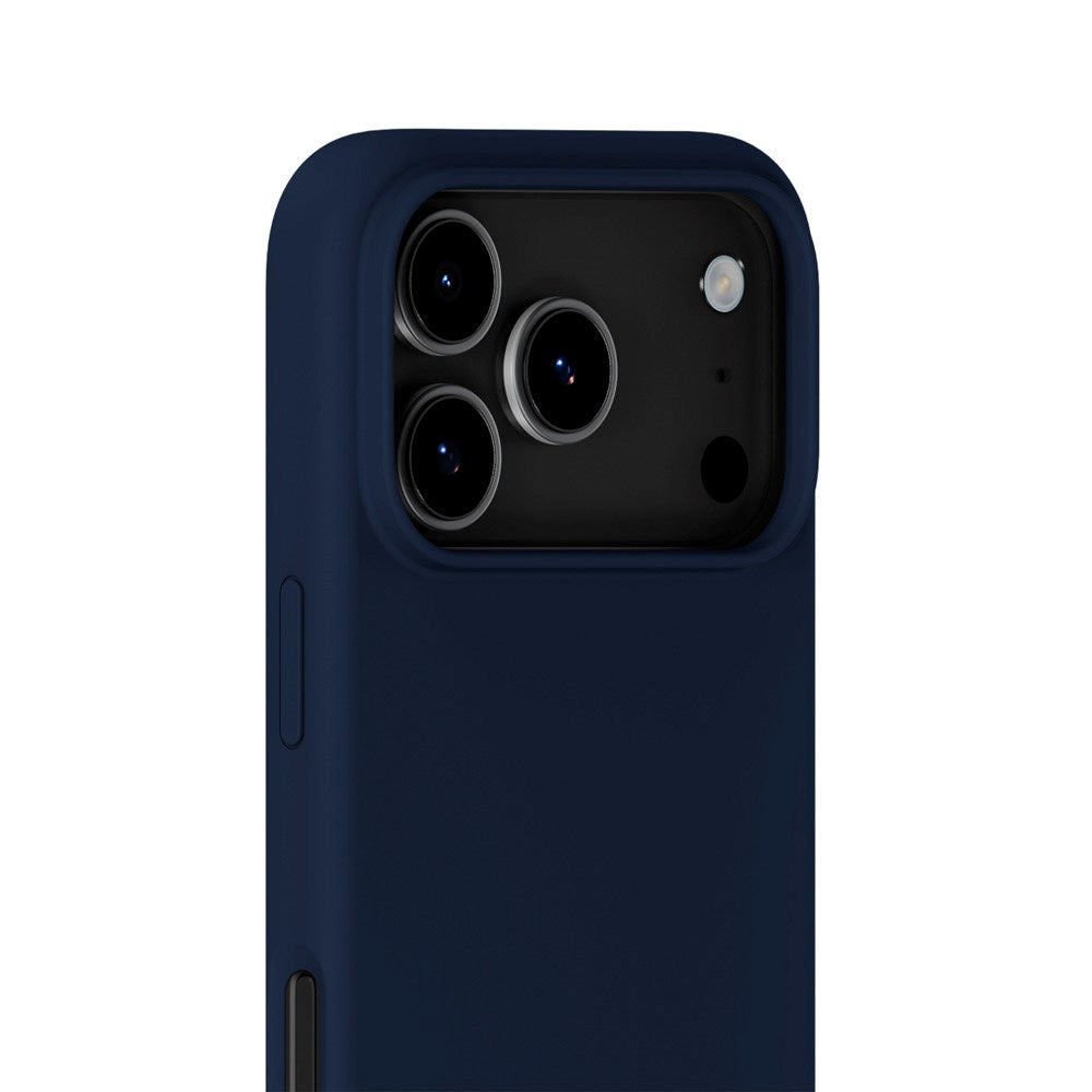 Holdit iPhone 17 Pro Soft Touch Silikone Case - Midnight Blue