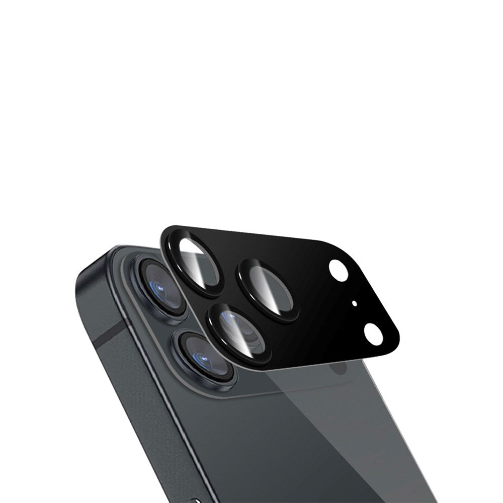 iPhone 17 Pro Holdit Beskyttelsesglas til Kameralinse - Case-Friendly - Sort