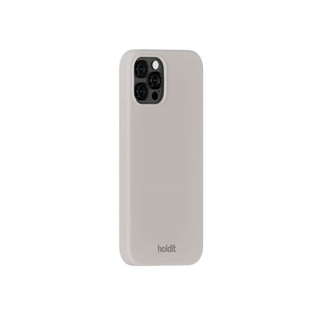 iPhone 12 / 12 Pro Holdit Soft Touch Silikone Case - Wool Gray
