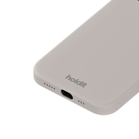iPhone 12 / 12 Pro Holdit Soft Touch Silikone Case - Wool Gray