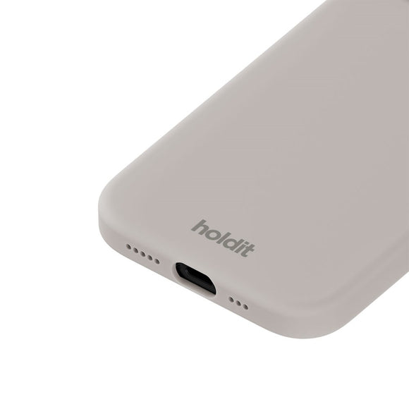 iPhone 14 / 13 Holdit Soft Touch Silikone Case - Wool Gray