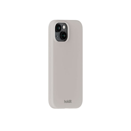 iPhone 15 Holdit Soft Touch Silikone Case - Wool Gray