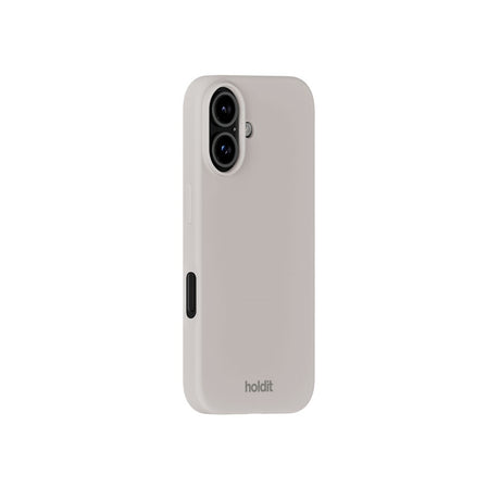 iPhone 16 Holdit Soft Touch Silikone Case - Wool Gray