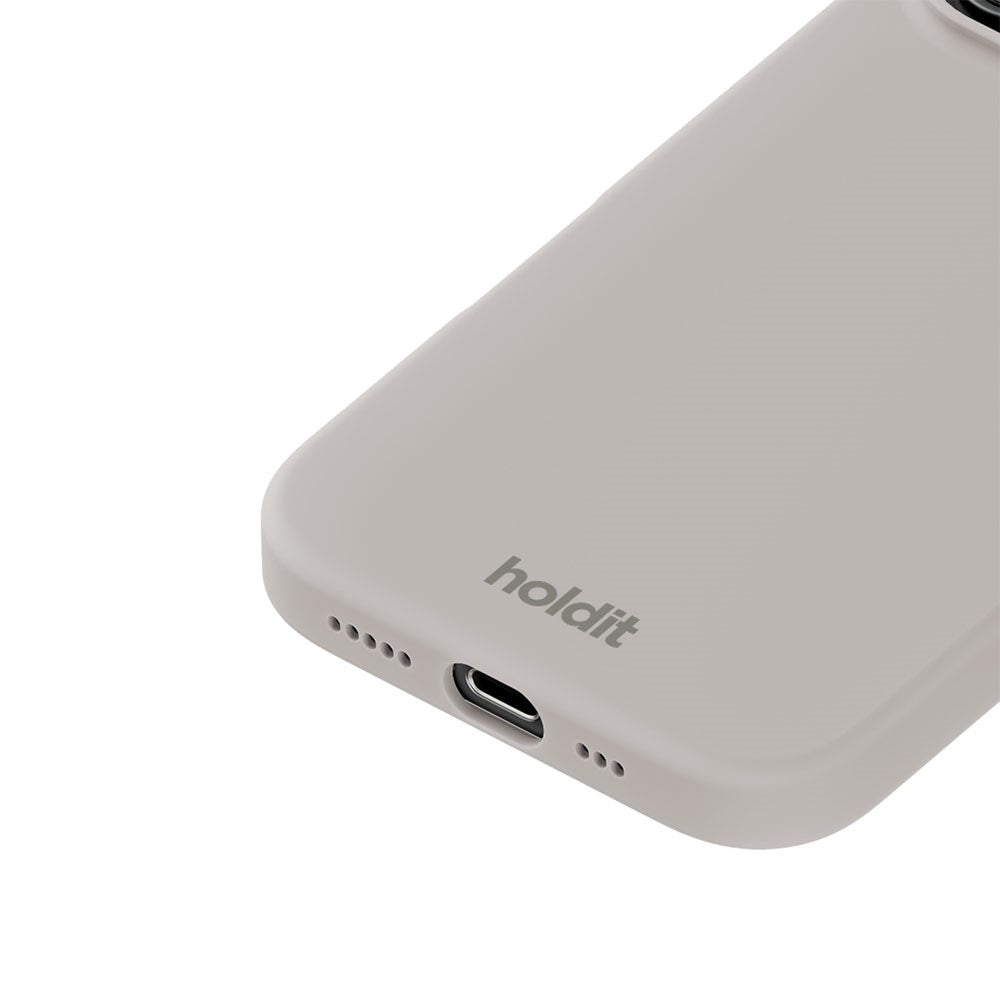 iPhone 16 Pro Holdit Soft Touch Silikone Case - Wool Gray