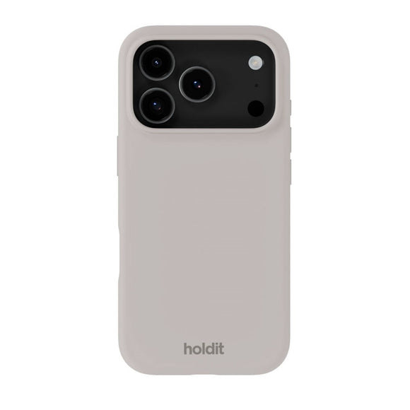 iPhone 17 Pro Holdit Soft Touch Silikone Case - Wool Gray