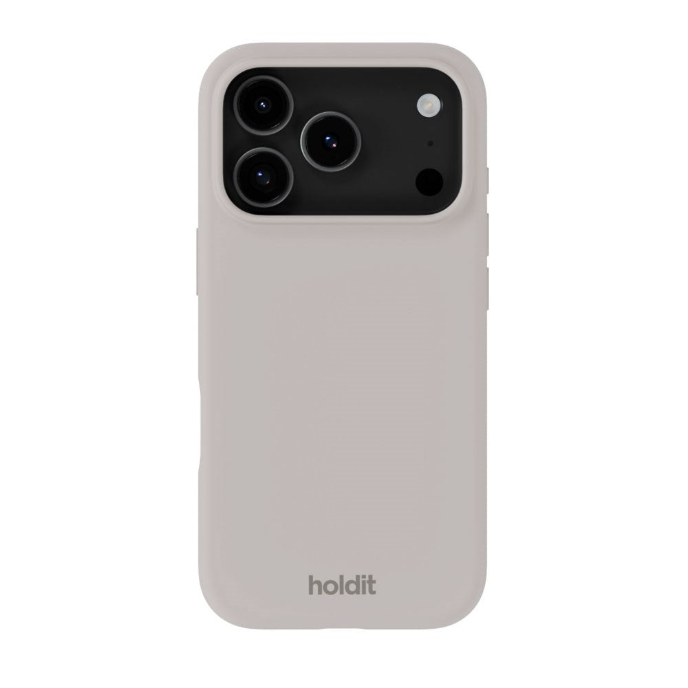 iPhone 17 Pro Holdit Soft Touch Silikone Case - Wool Gray