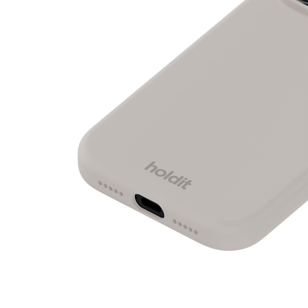 iPhone 17 Pro Holdit Soft Touch Silikone Case - Wool Gray