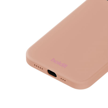 iPhone 12 / 12 Pro Holdit Soft Touch Silikone Case - Bare Pink