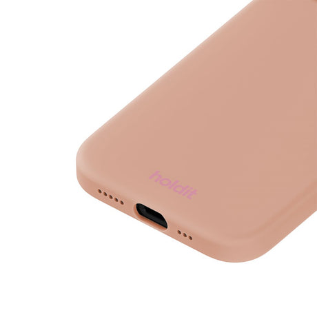 iPhone 14 / 13 Holdit Soft Touch Silikone Case - Bare Pink