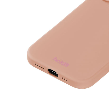 iPhone 16 Holdit Soft Touch Silikone Case - Bare Pink