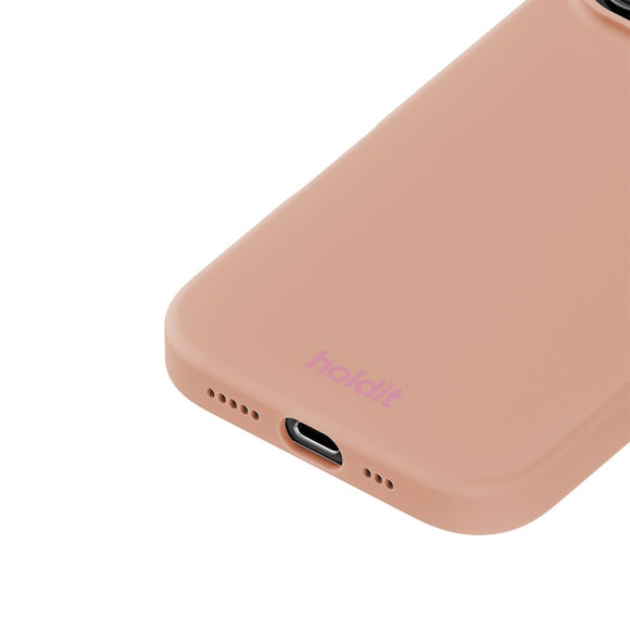 iPhone 16 Pro Holdit Soft Touch Silikone Case - Bare Pink