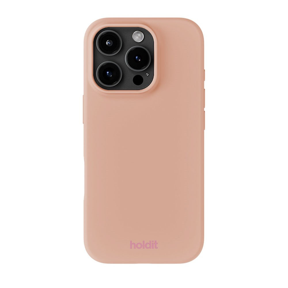 iPhone 16 Pro Max Holdit Soft Touch Silikone Case - Bare Pink