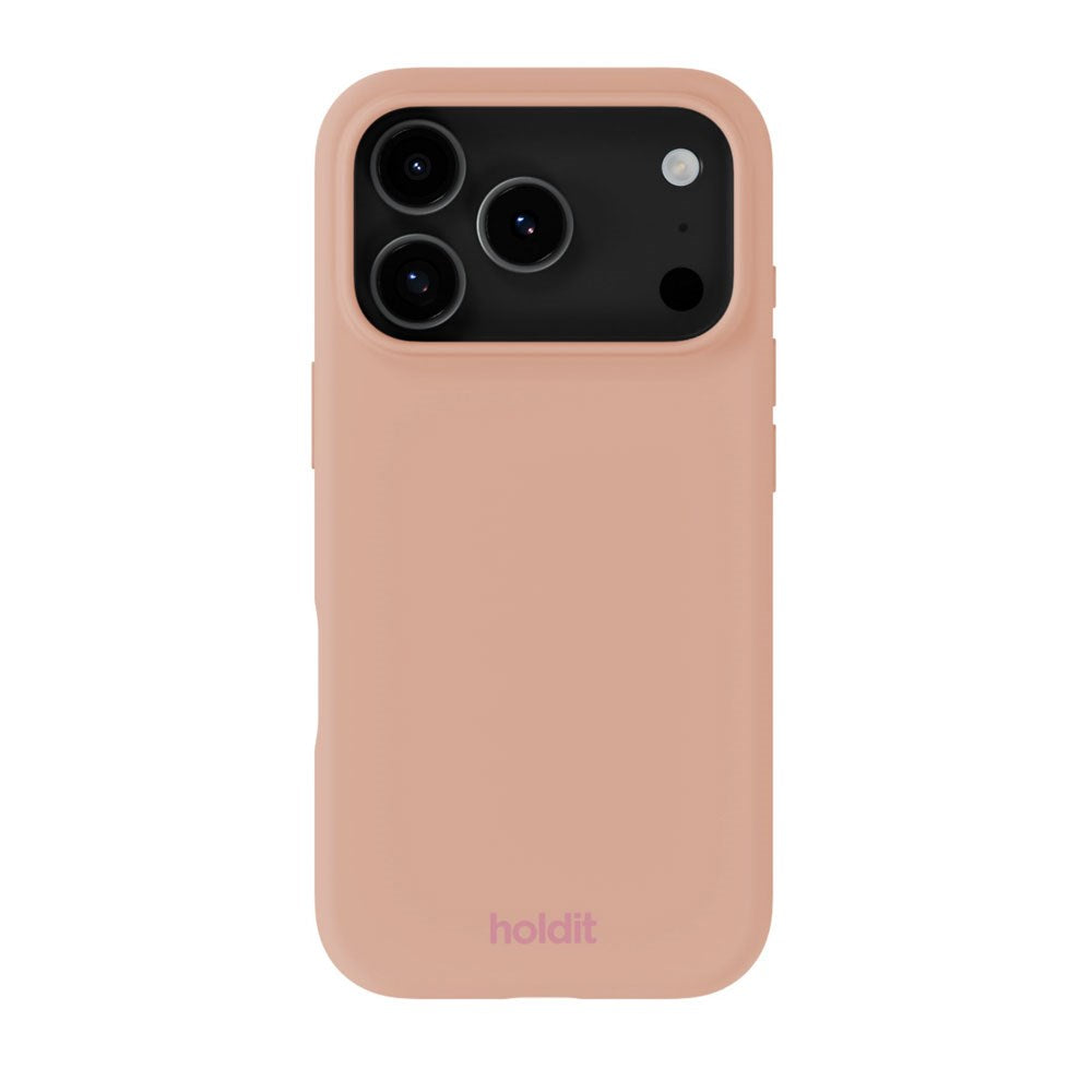 iPhone 17 Pro Max Holdit Soft Touch Silikone Case - Bare Pink