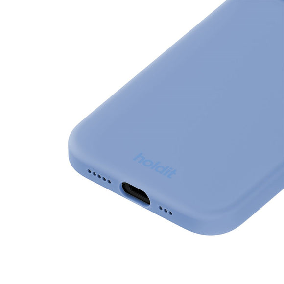 iPhone 15 Holdit Soft Touch Silikone Case - Soft Cobalt
