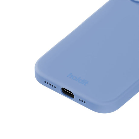 iPhone 16 Holdit Soft Touch Silikone Case - Soft Cobalt