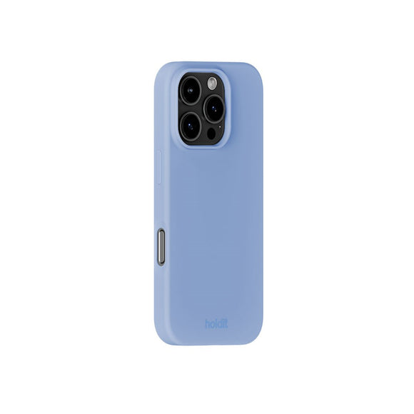 iPhone 16 Pro Holdit Soft Touch Silikone Case - Soft Cobalt