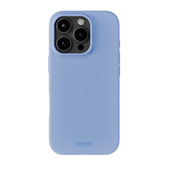 iPhone 16 Pro Max Holdit Soft Touch Silikone Case - Soft Cobalt