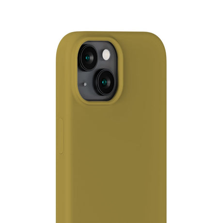 iPhone 15 Holdit Soft Touch Silikone Case - Warm Olive