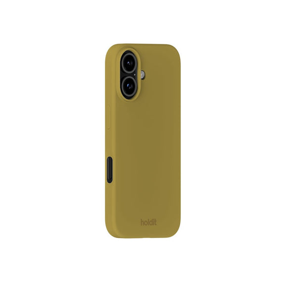 iPhone 16 Holdit Soft Touch Silikone Case - Warm Olive