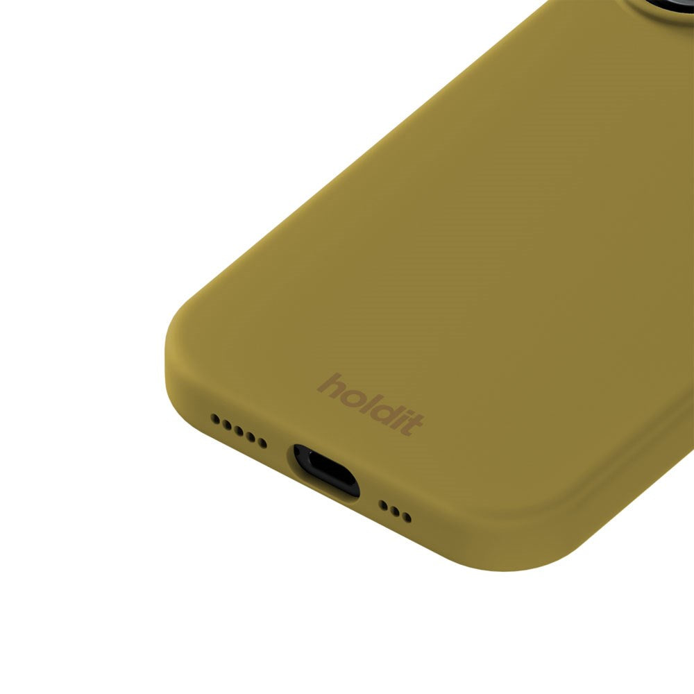 iPhone 17 Holdit Soft Touch Silikone Case - Warm Olive