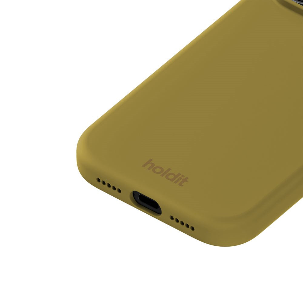 iPhone 17 Pro Max Holdit Soft Touch Silikone Case - Warm Olive