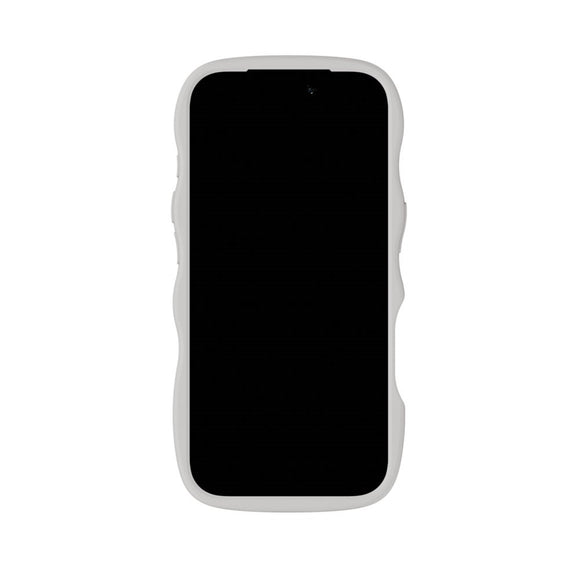 iPhone 17 Pro Holdit Wavy Case - Wool Grey / Transparent