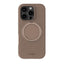 iPhone 16 Pro Holdit Silikone Stand Case - Mocha Brown