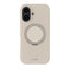iPhone 16 Holdit Silikone Stand Case - Light Beige