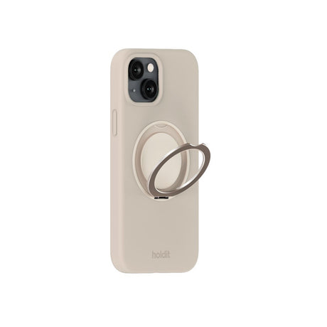 iPhone 17e / 16e / 15 Holdit Silikone Stand Case - Light Beige