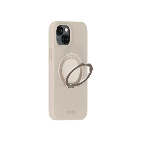 iPhone 17e / 16e / 15 Holdit Silikone Stand Case - Light Beige