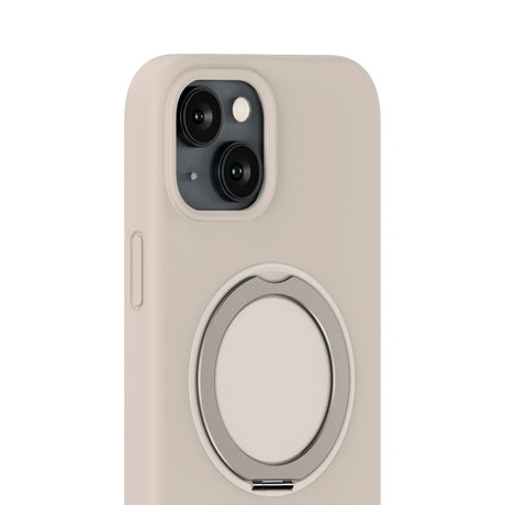 iPhone 17e / 16e / 15 Holdit Silikone Stand Case - Light Beige