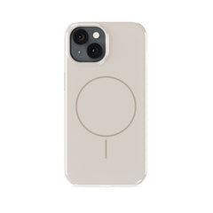 iPhone 16e / 15 / 14 / 13 Holdit Mono Case - MagSafe Kompatibel - Light Beige / Beige