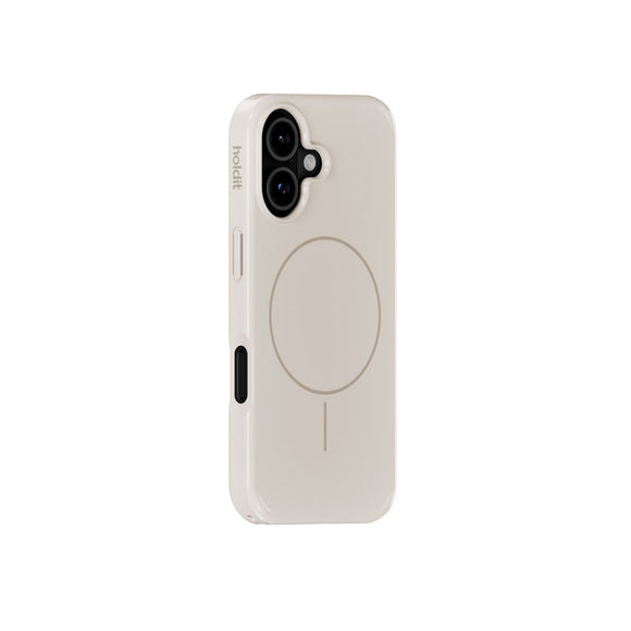 iPhone 17 Holdit Mono Case - MagSafe Kompatibel - Light Beige / Beige