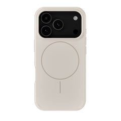 iPhone 17 Pro Holdit Mono Case - MagSafe Kompatibel - Light Beige / Beige