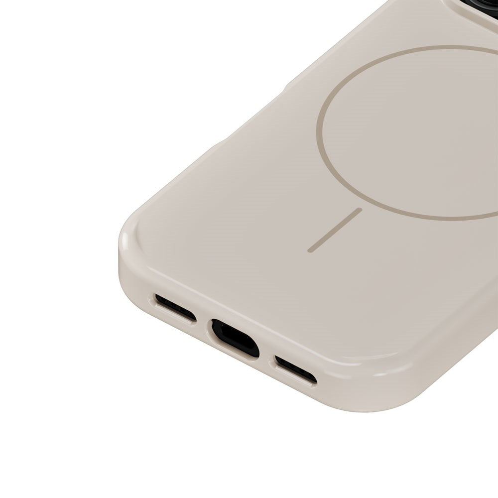 iPhone 17 Pro Max Holdit Mono Case - MagSafe Kompatibel - Light Beige / Beige