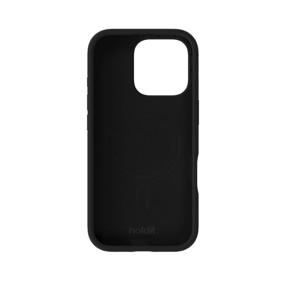 iPhone 16 Pro Holdit Soft Touch MagSafe Silikone Case - Black