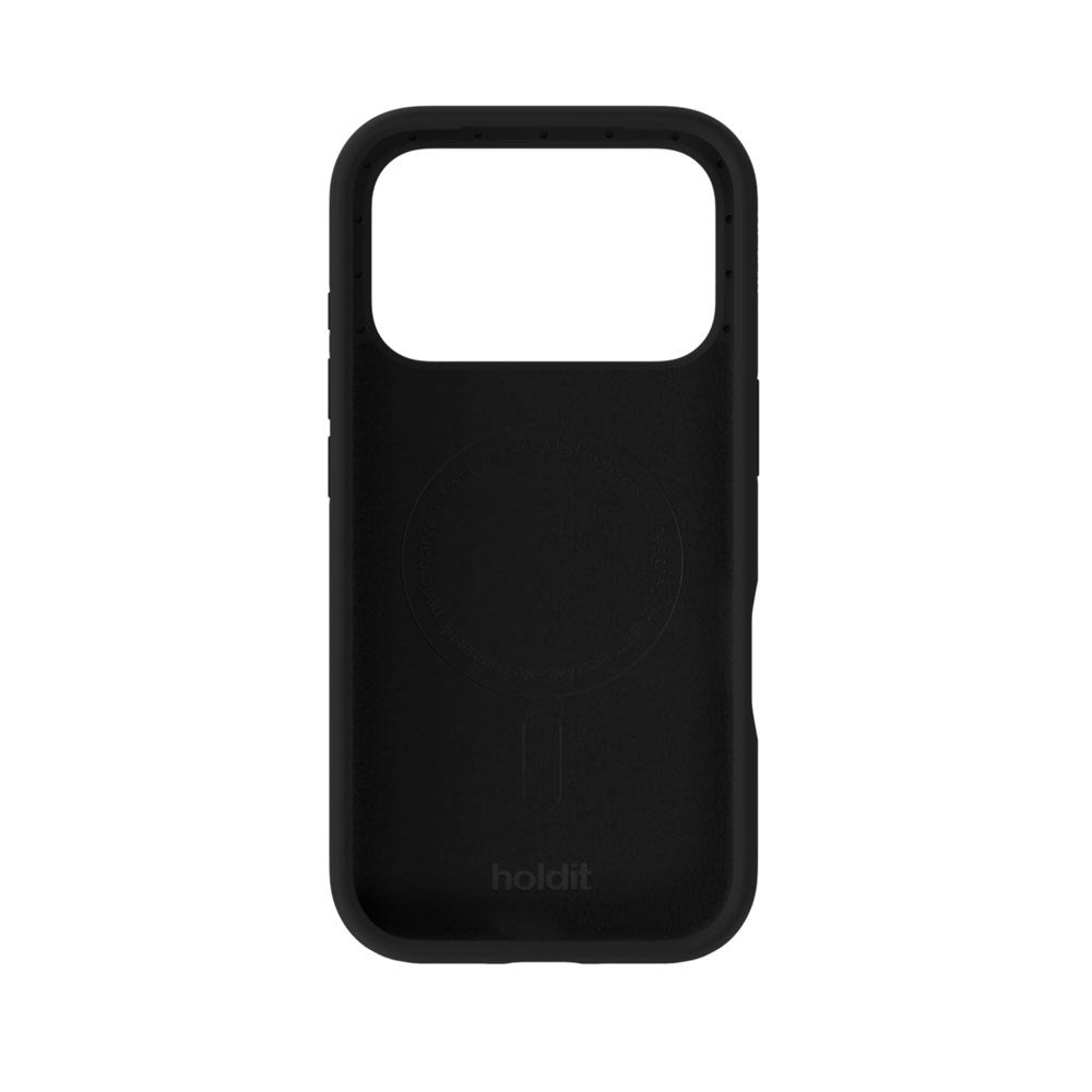 iPhone 17 Pro Max Holdit Soft Touch MagSafe Silikone Case - Black