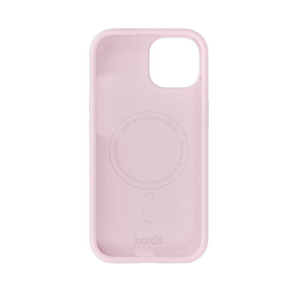 iPhone 15 / 14 / 13 Holdit Soft Touch MagSafe Silikone Case - Pale Pink