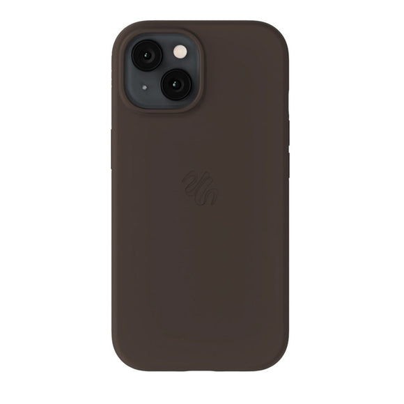 iPhone 15 / 14 / 13 Holdit Soft Touch MagSafe Silikone Case - Chocolate