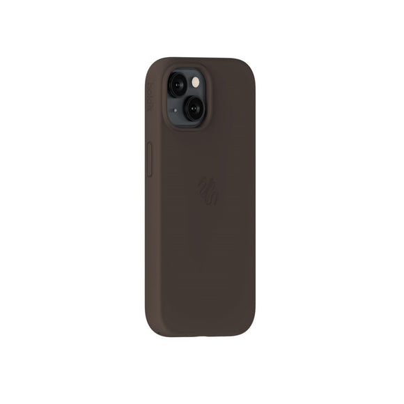 iPhone 15 / 14 / 13 Holdit Soft Touch MagSafe Silikone Case - Chocolate