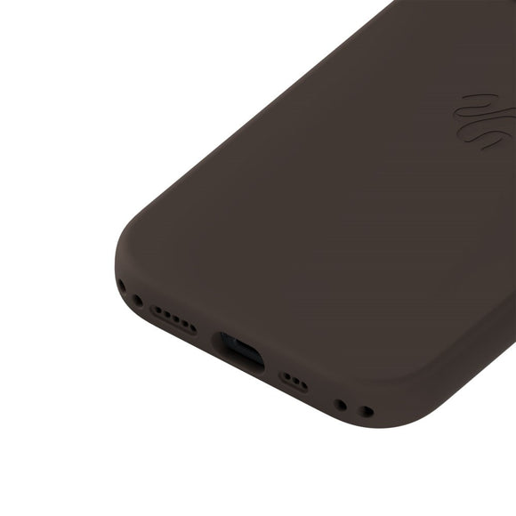 iPhone 15 / 14 / 13 Holdit Soft Touch MagSafe Silikone Case - Chocolate