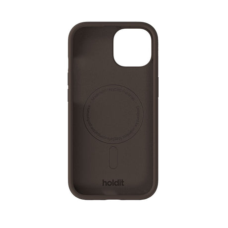 iPhone 15 / 14 / 13 Holdit Soft Touch MagSafe Silikone Case - Chocolate