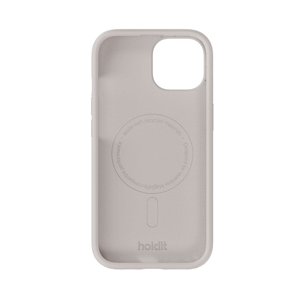 iPhone 15 / 14 / 13 Holdit Soft Touch MagSafe Silikone Case - Wool Gray