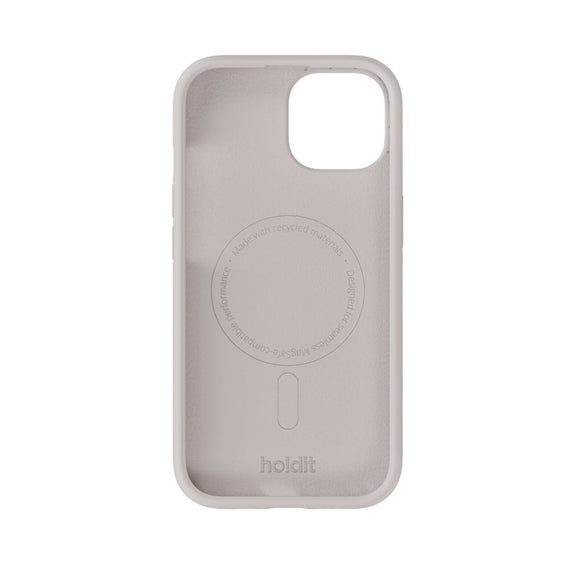 iPhone 15 / 14 / 13 Holdit Soft Touch MagSafe Silikone Case - Wool Gray