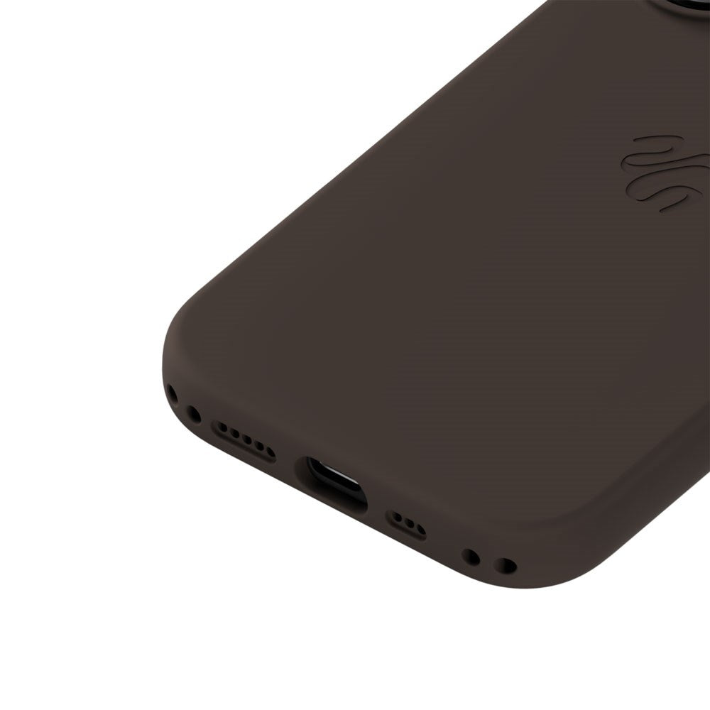iPhone 16 Holdit Soft Touch MagSafe Silikone Case - Chocolate