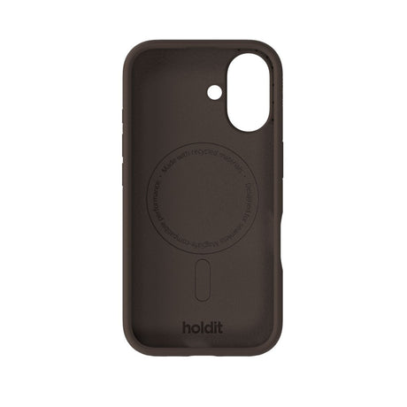 iPhone 16 Holdit Soft Touch MagSafe Silikone Case - Chocolate