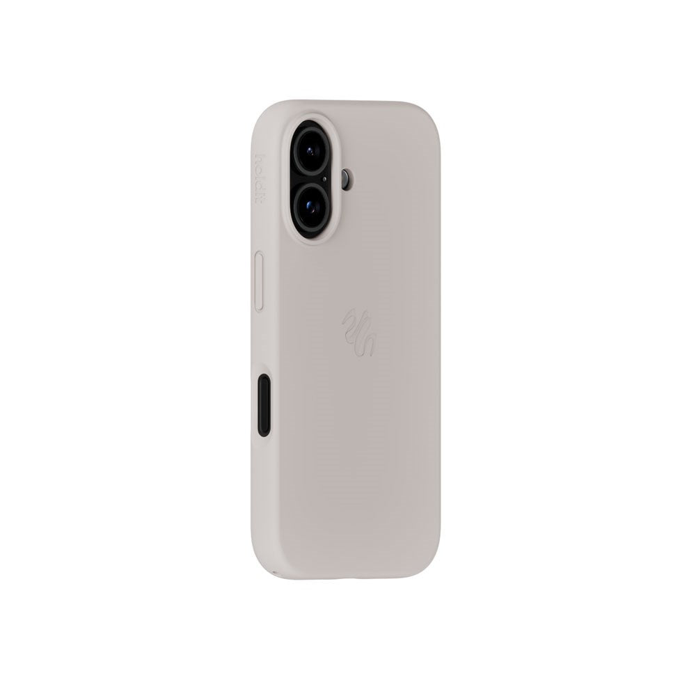 iPhone 16 Holdit Soft Touch MagSafe Silikone Case - Wool Gray