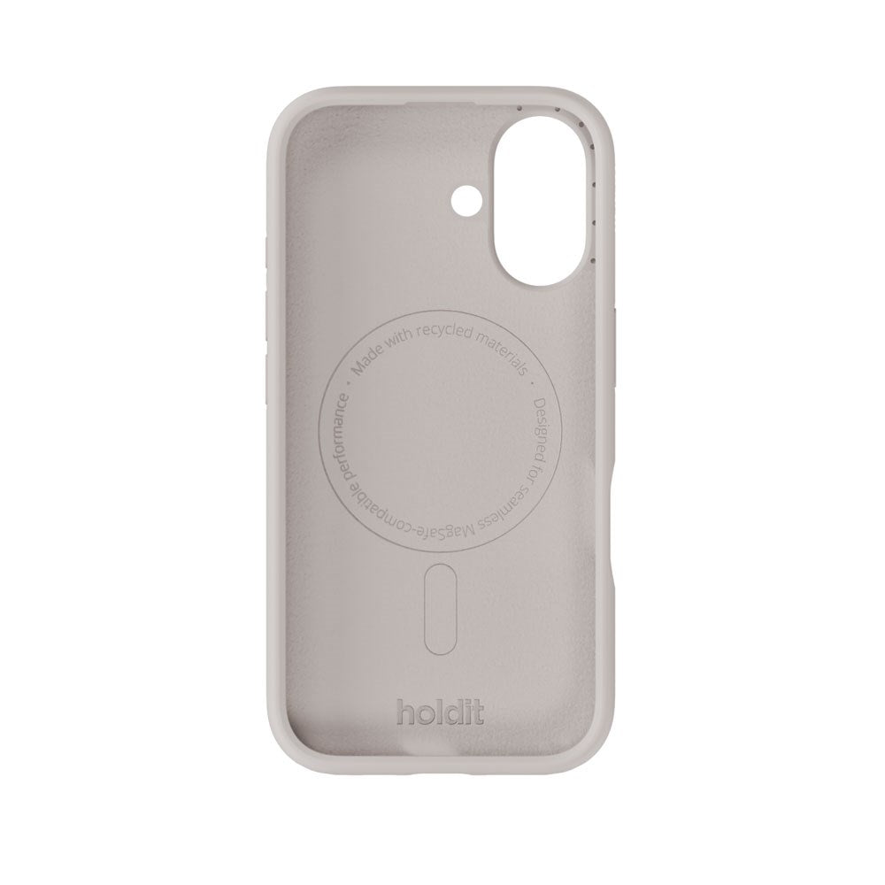 iPhone 16 Holdit Soft Touch MagSafe Silikone Case - Wool Gray