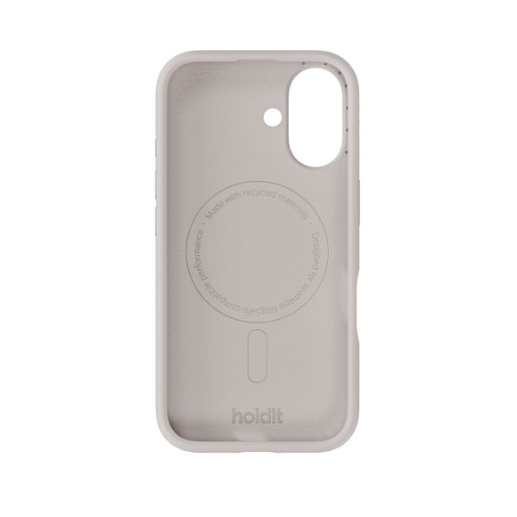 iPhone 16 Holdit Soft Touch MagSafe Silikone Case - Wool Gray